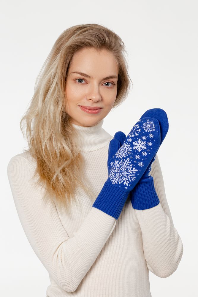 Варежки Snow Fairy, синие (василек) / Миниатюра WWW (1000)