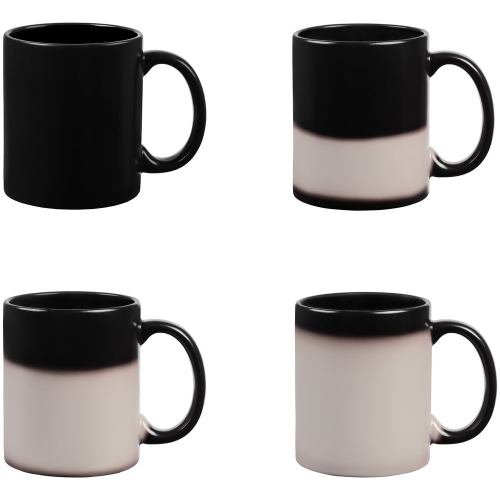 Набор из 6 кружек-хамелеонов On Display, черный / Миниатюра WWW (1000)