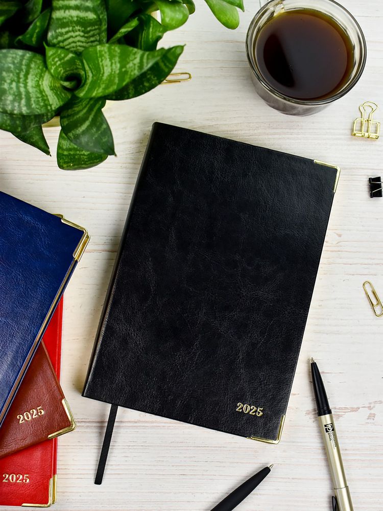 Ежедневник Lugo, датированный, черный / Миниатюра WWW (1000)