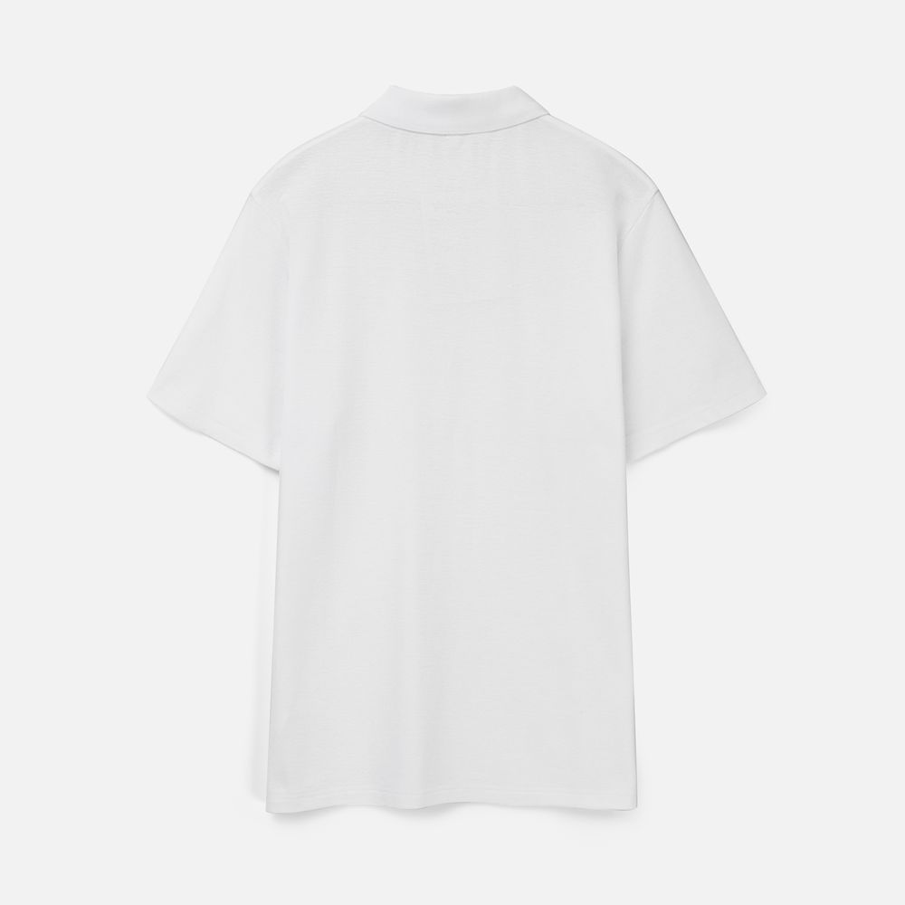 Рубашка поло унисекс Tervise, белая / Миниатюра WWW (1000)