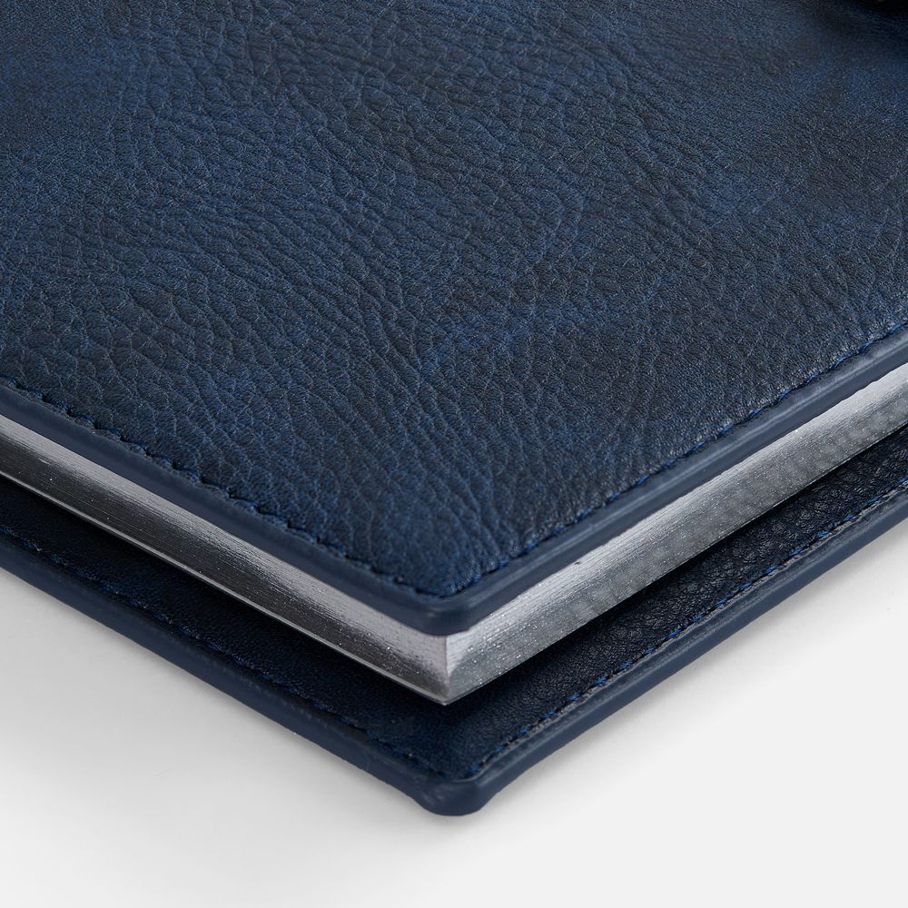 Ежедневник Repute, недатированный, синий / Миниатюра WWW (1000)