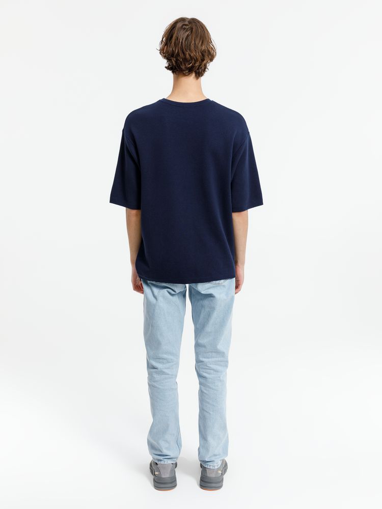 Джемпер с коротким рукавом Siluetti Volumica, темно-синий / Миниатюра WWW (1000)