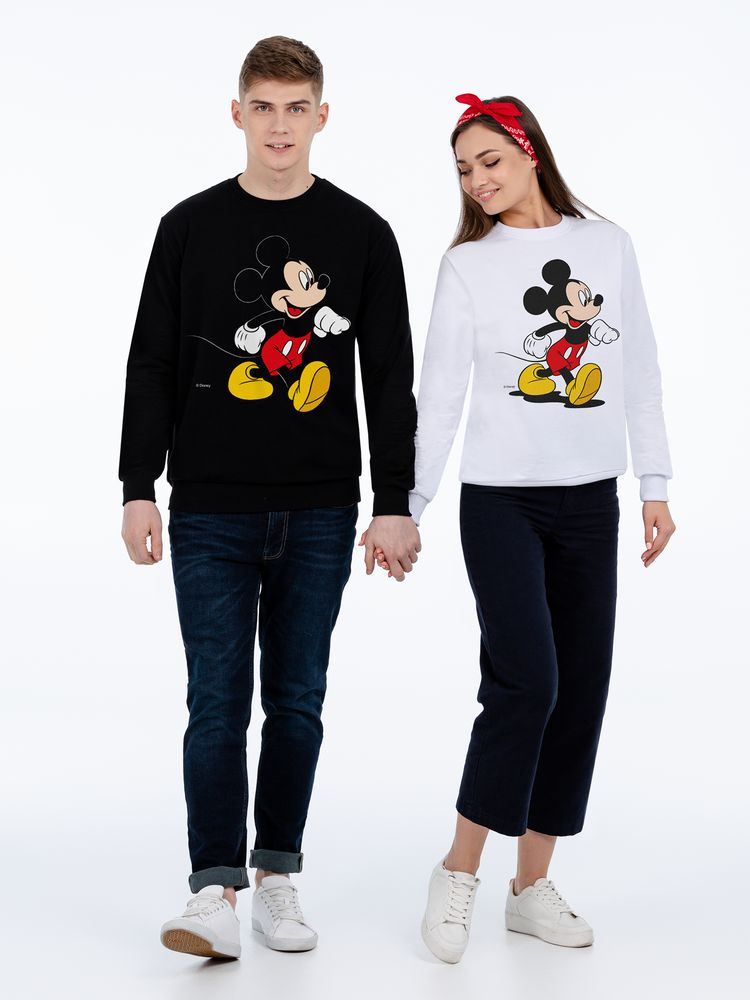 Толстовка «Микки Маус. Easygoing», черная / Миниатюра WWW (1000)