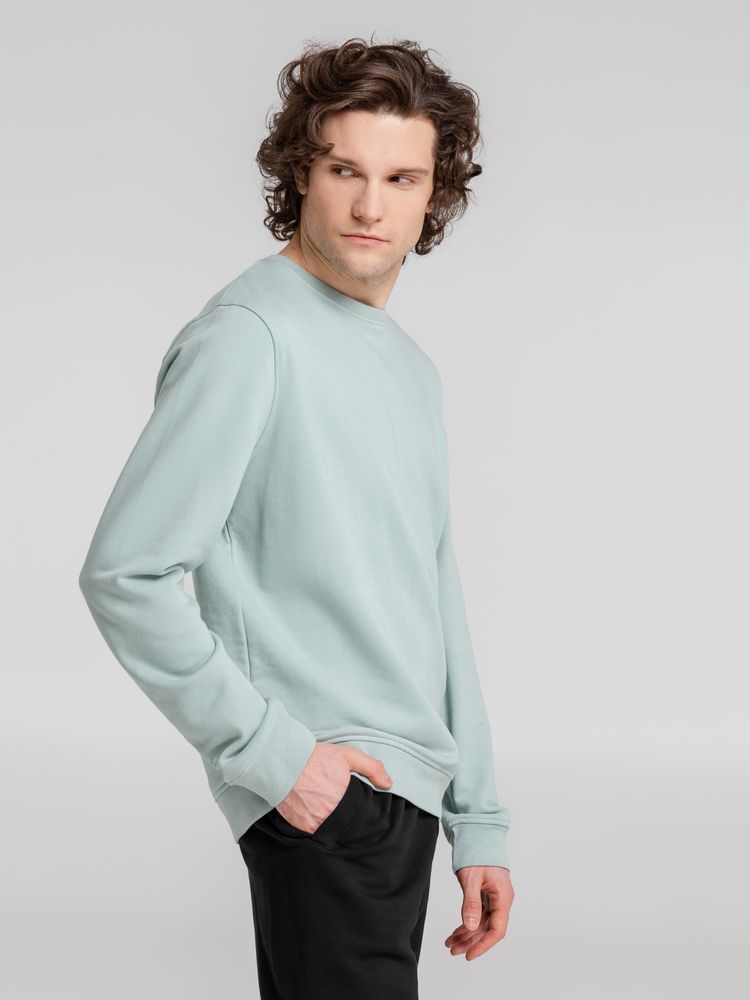 Свитшот унисекс BNC Organic, серо-зеленый / Миниатюра WWW (1000)