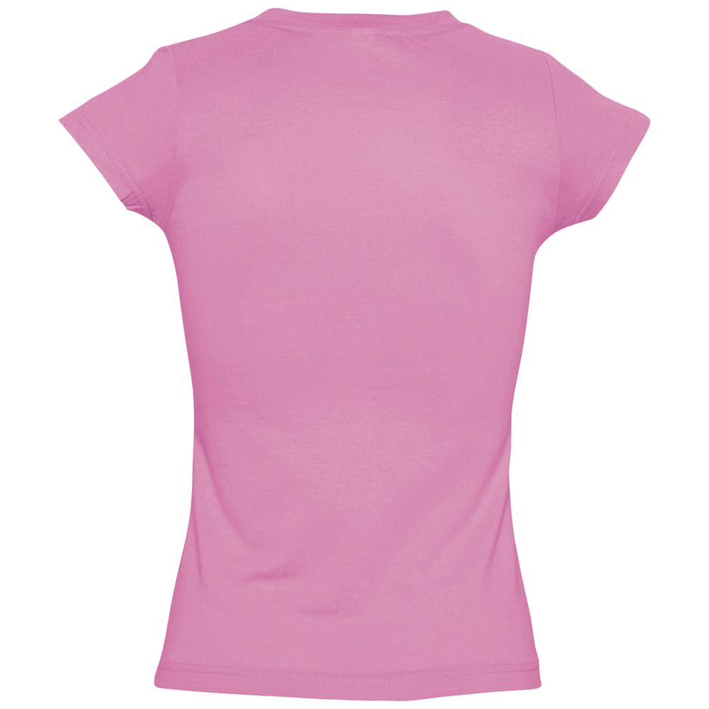 Футболка женская c V-образным вырезом Moon 150, розовая орхидея / Миниатюра WWW (1000)