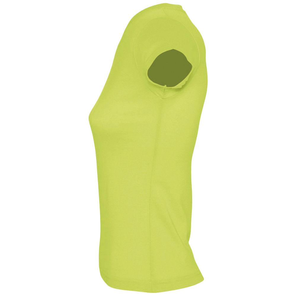 Футболка женская c V-образным вырезом Moon 150, зеленое яблоко / Миниатюра WWW (1000)