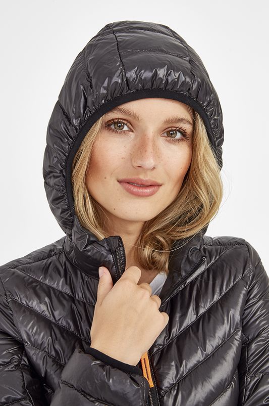 Куртка пуховая женская Ray Women, серая / Миниатюра WWW (1000)