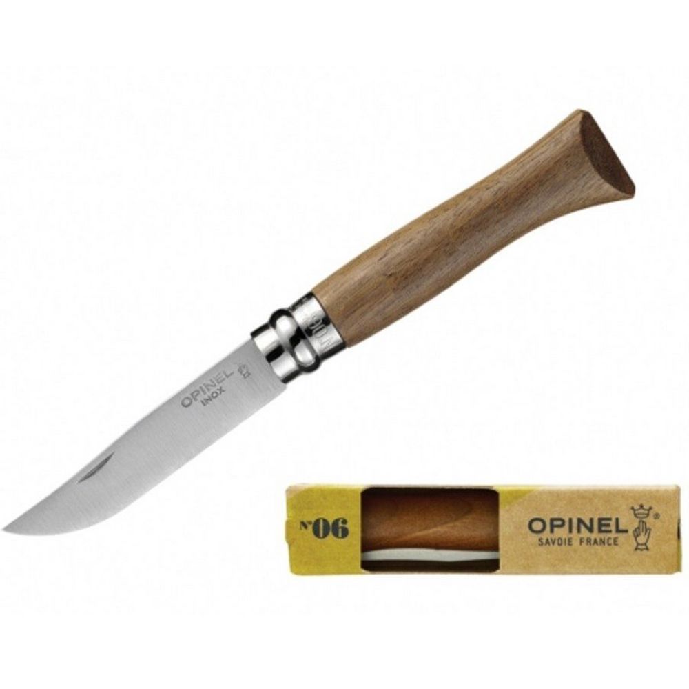 Нож Opinel No 6, орех / Миниатюра WWW (1000)