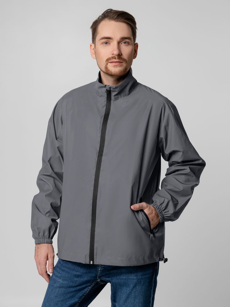 Ветровка Manifest из светоотражающей ткани, серая / Миниатюра WWW (1000)