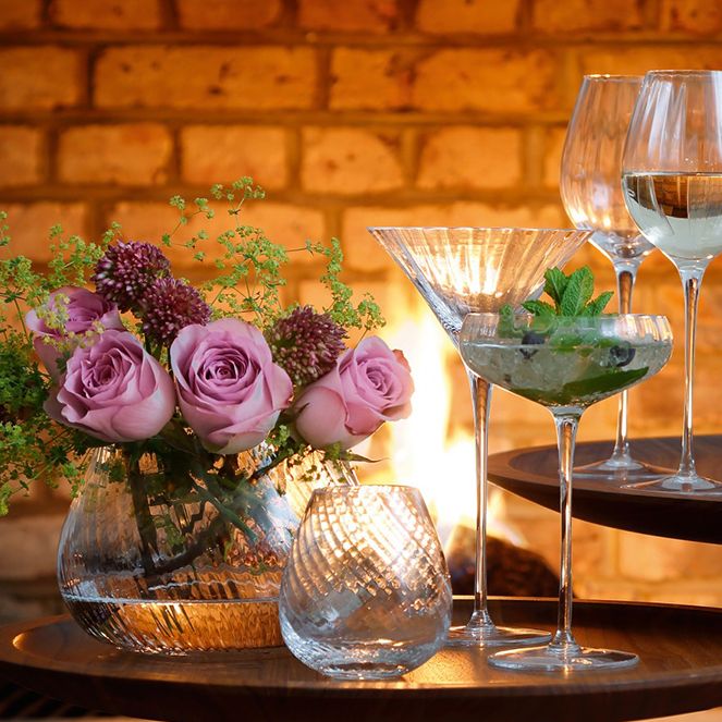 Набор из 4 бокалов для шампанского Aurelia Saucer / Миниатюра WWW (1000)