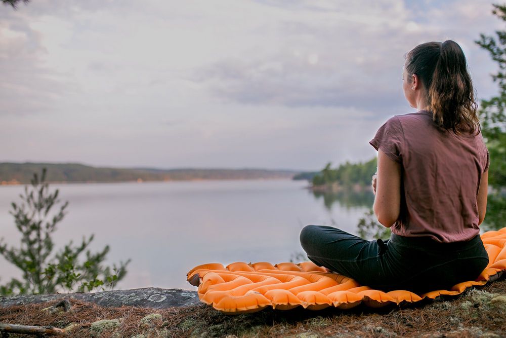 Надувной коврик Insulated Static V Lite, оранжевый / Миниатюра WWW (1000)