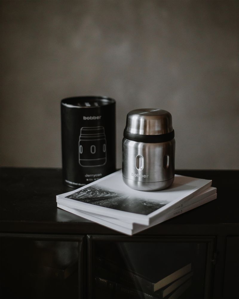 Термос для еды Jerrycan 470, вакуумный, стальной матовый / Миниатюра WWW (1000)