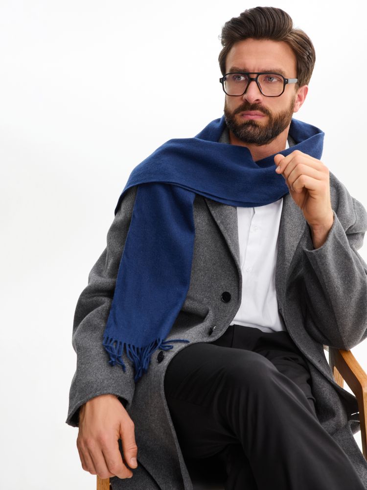 Шарф Noble, ярко-синий / Миниатюра WWW (1000)