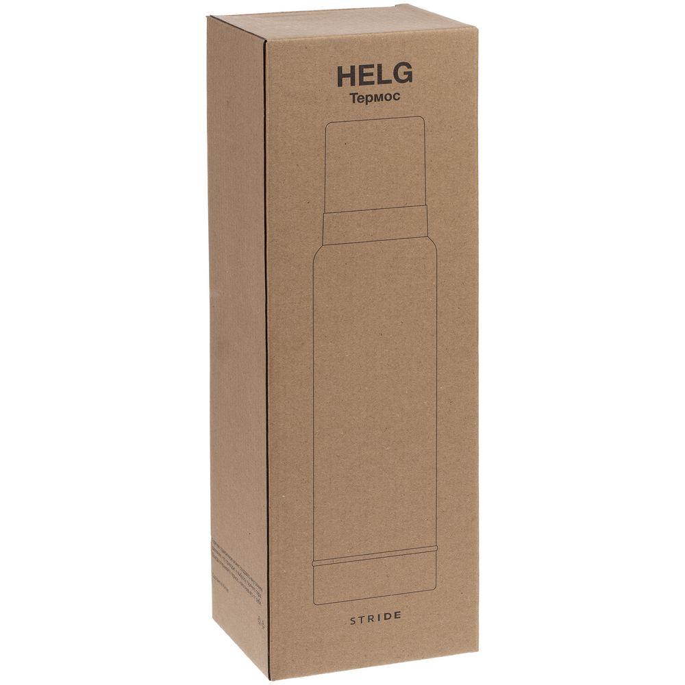 Термос Helg, черный / Миниатюра (упак) (1000)