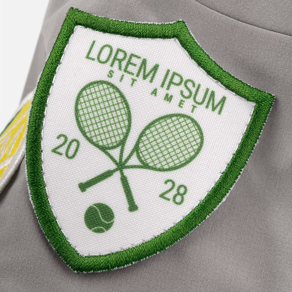 Панама Kosmos, серая / Миниатюра нанесения (1000)