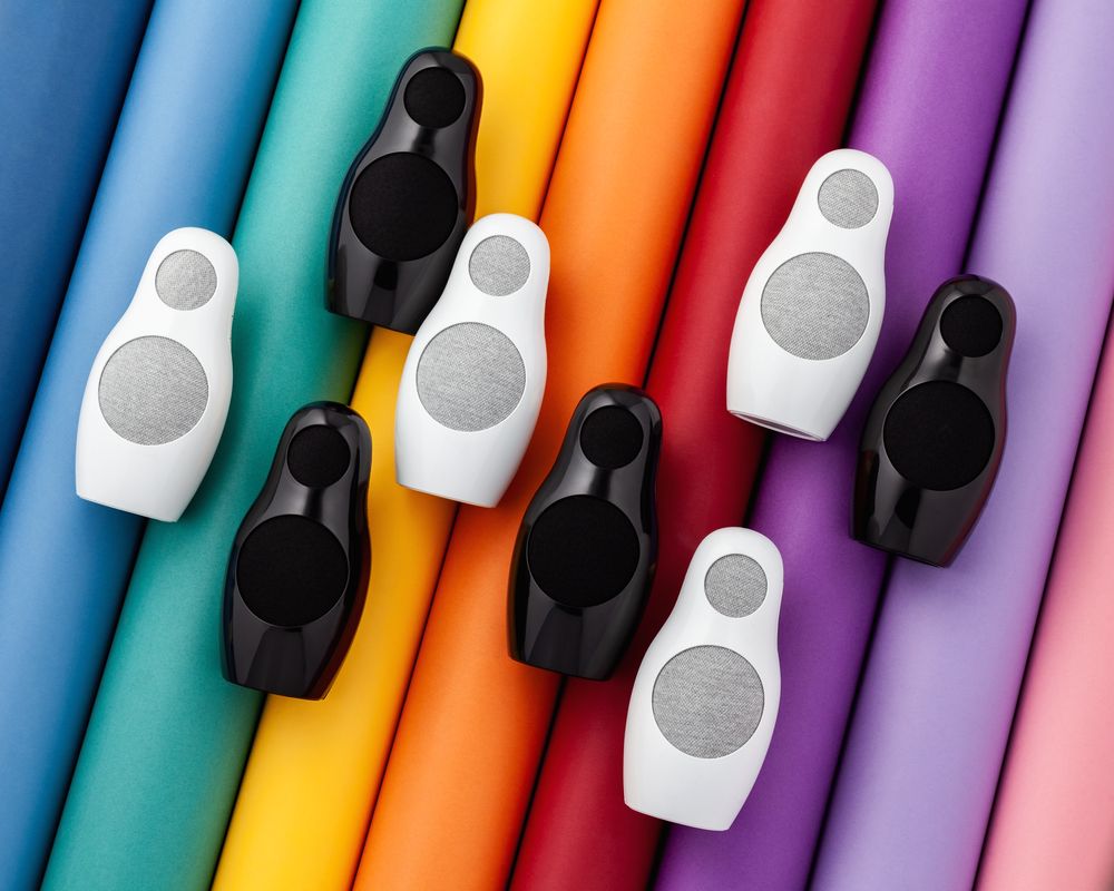 Беспроводная колонка Repeat с аккумулятором 4000 мАч, красная / Миниатюра WWW (1000)