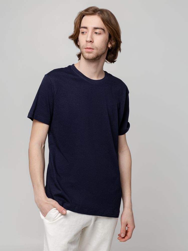 Футболка унисекс T-bolka 140, темно-синяя / Миниатюра WWW (1000)