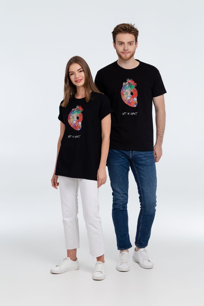 Футболка Art In Heart, черная / Миниатюра WWW (1000)