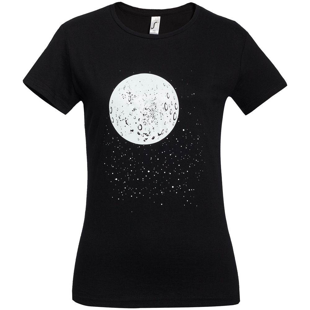 Футболка женская «Что вечно под Луной» с люминесцентным принтом / Миниатюра WWW (1000)