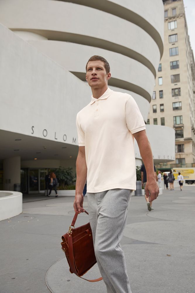 Рубашка поло Heavymill ярко-синяя / Миниатюра WWW (1000)