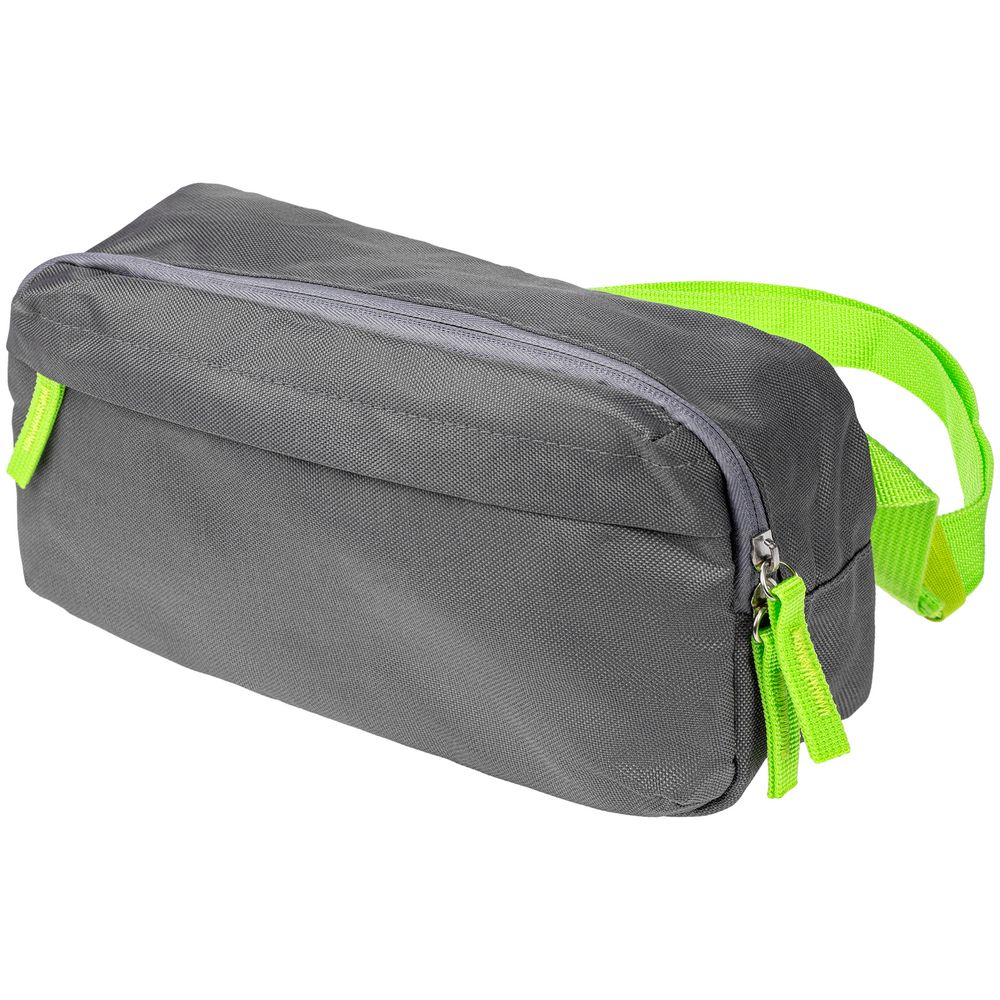 Поясная сумка Sensa, серая с салатовым / Миниатюра WWW (1000)