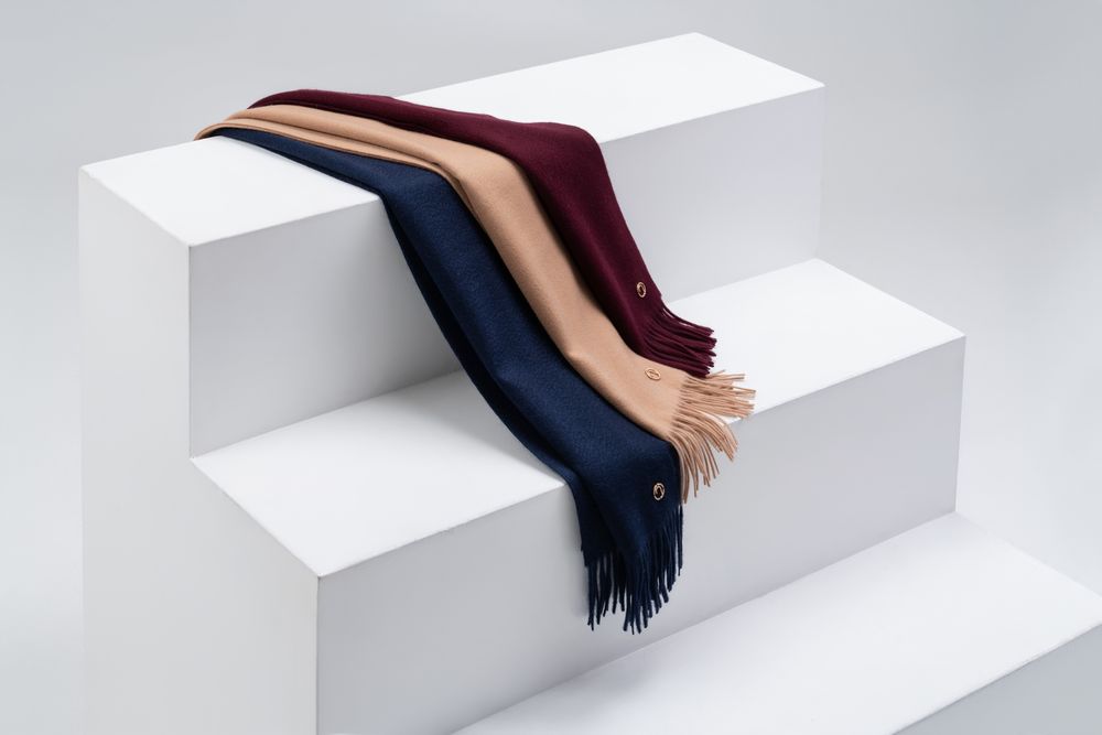 Шарф Noble, ярко-синий / Миниатюра WWW (1000)