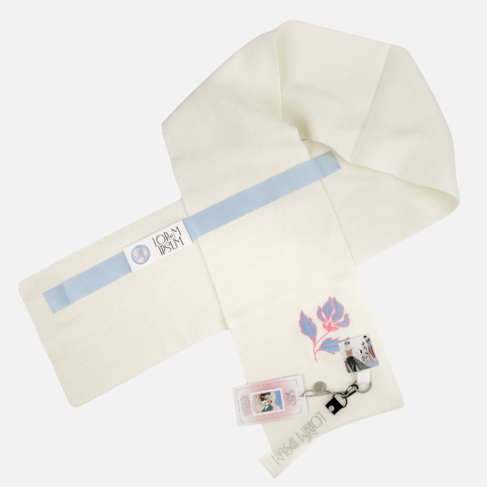 Шарф Urban Flow, молочно-белый / Миниатюра WWW (1000)