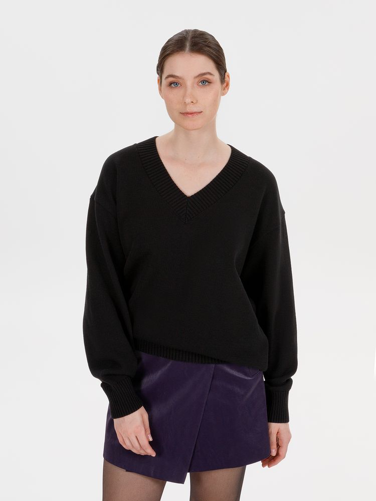 Джемпер Siluetti Stillan, черный / Миниатюра WWW (1000)