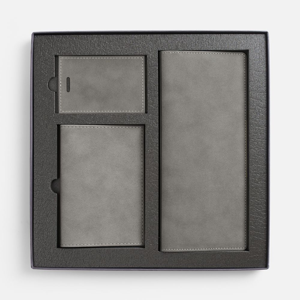 Набор Nubuk Trio, серый / Миниатюра WWW (1000)