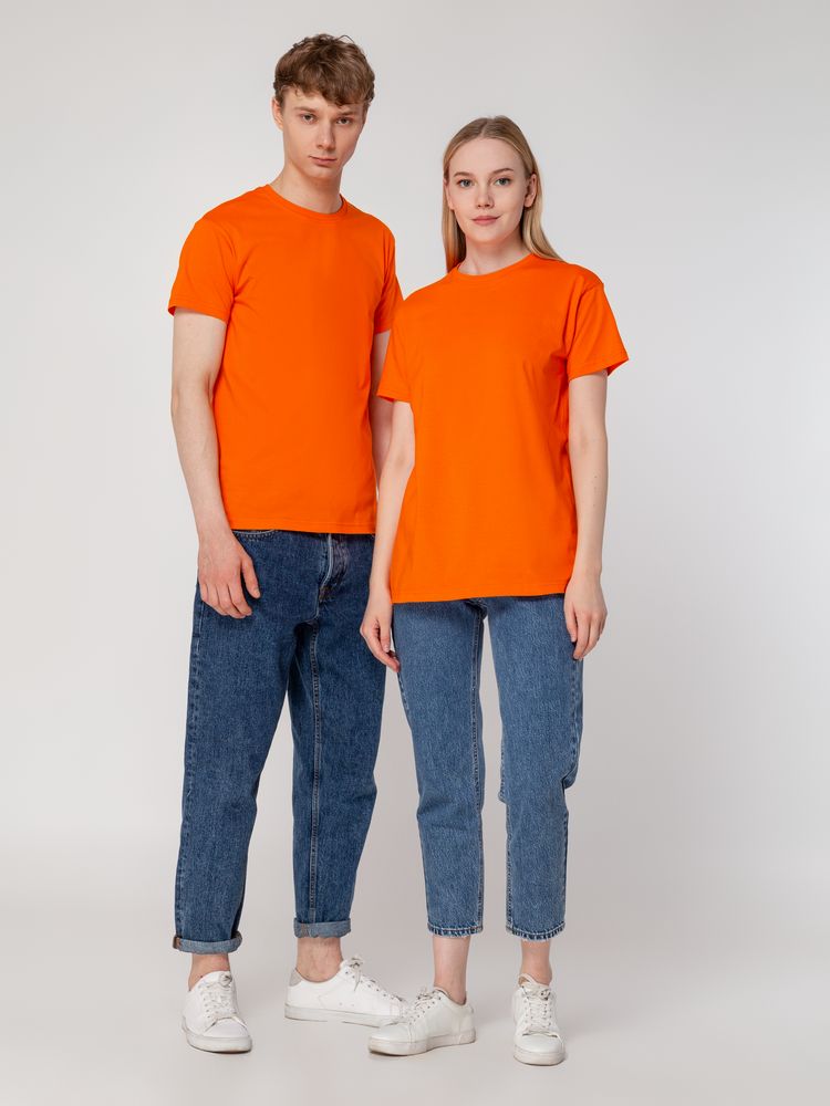 Футболка унисекс T-Bolka 160, оранжевая / Миниатюра WWW (1000)