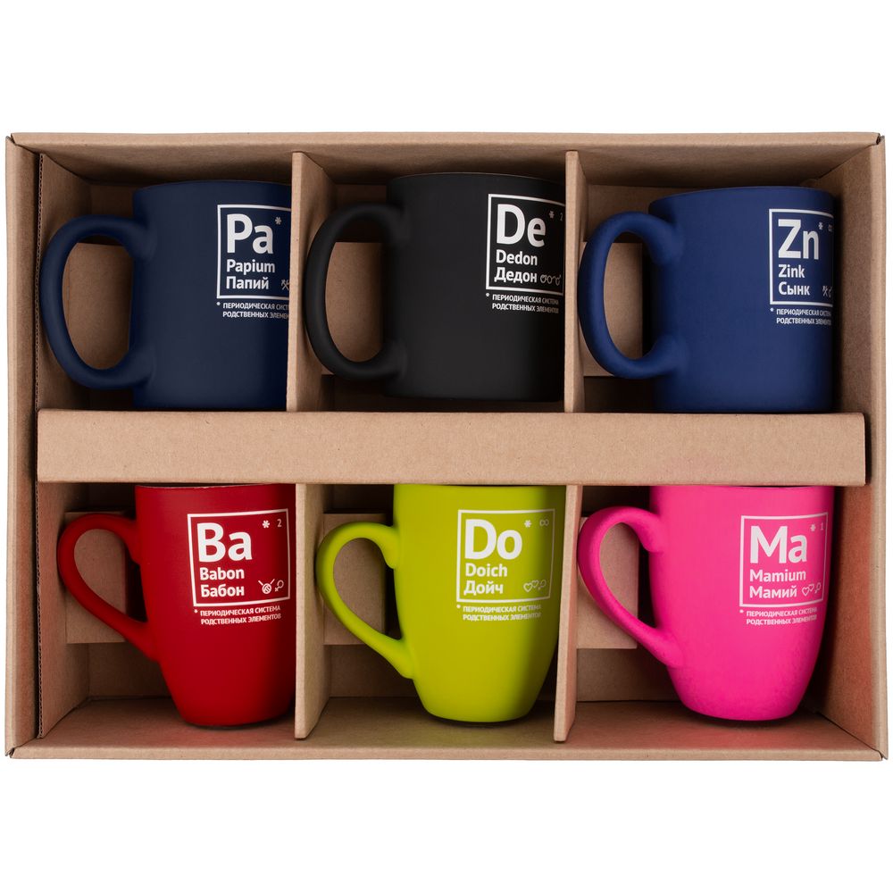 Набор кружек «Родственные элементы» / Миниатюра WWW (1000)