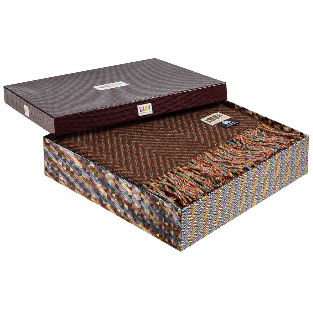 Плед Brera Testa Di Moro, коричневый / Миниатюра WWW (1000)