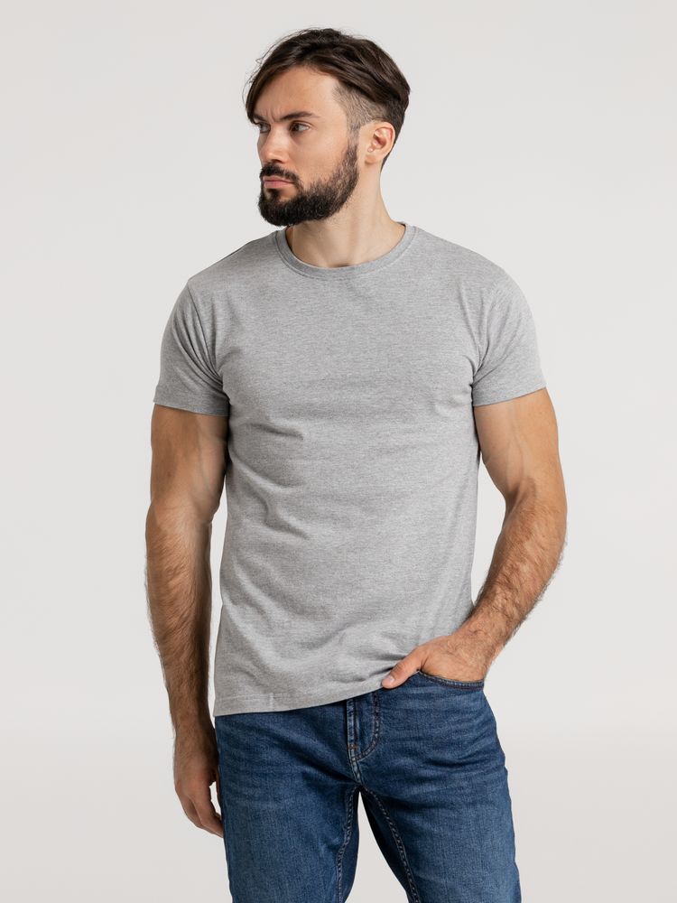 Футболка унисекс Firm Wear, серый меланж / Миниатюра WWW (1000)