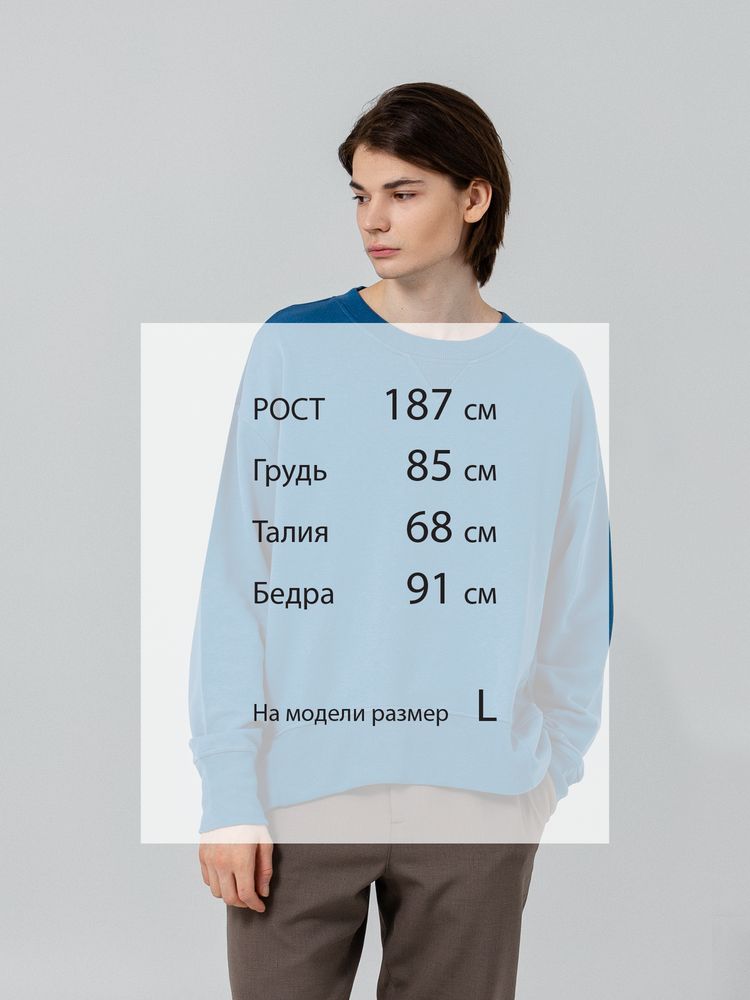 Свитшот унисекс Kosmos 1.0, синий / Миниатюра WWW (1000)