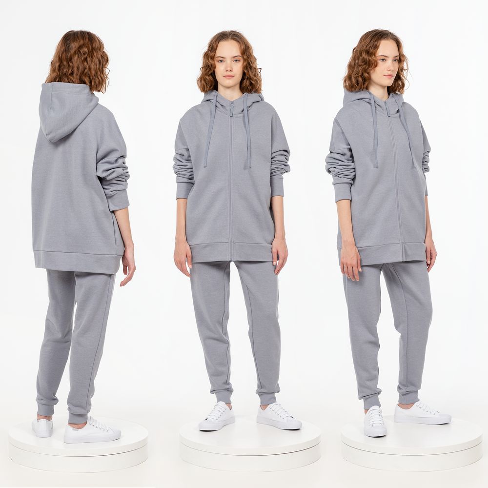 Толстовка унисекс H3, брак, серая