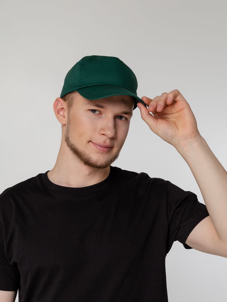 Бейсболка Unit Promo, темно-зеленая / Миниатюра WWW (1000)