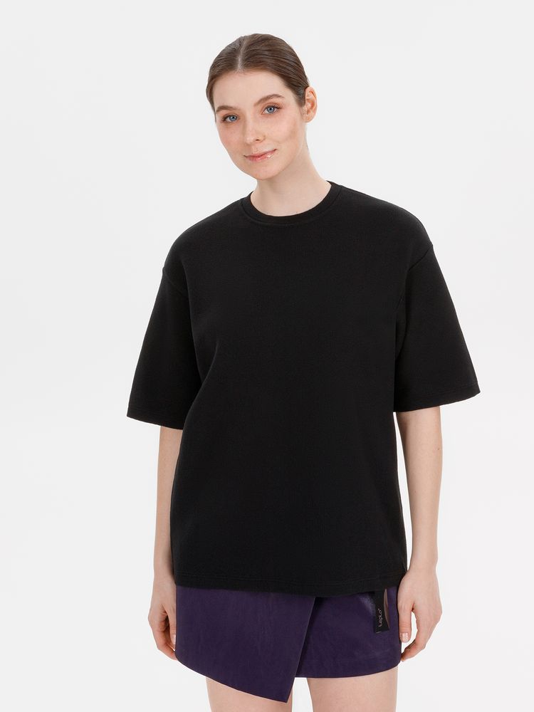 Джемпер с коротким рукавом Siluetti Volumica, черный / Миниатюра WWW (1000)