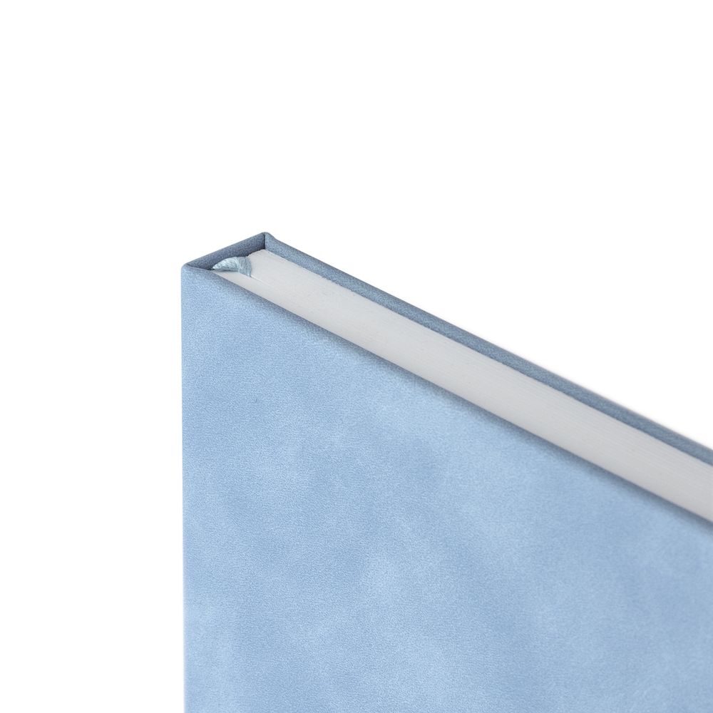 Ежедневник Horizon, недатированный, серый с голубым / Миниатюра WWW (1000)