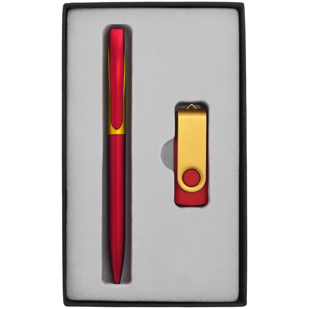 Набор Twist Fashion, красный с золотистым, 8 Гб / Миниатюра WWW (1000)