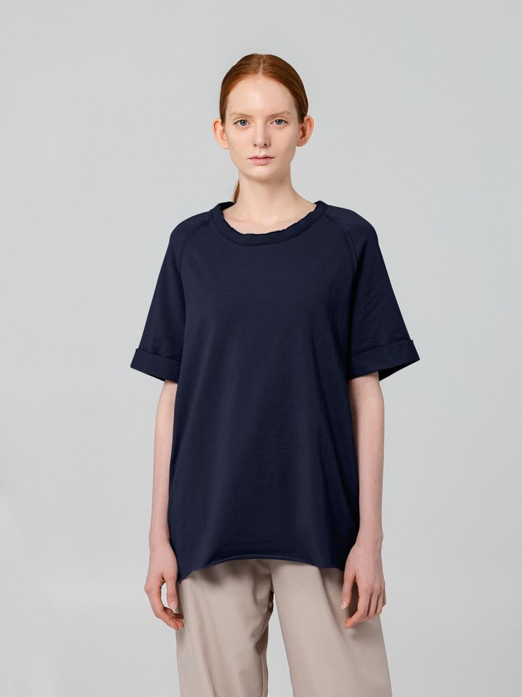 Футболка унисекс Vozduh 1.0, темно-синяя / Миниатюра WWW (1000)