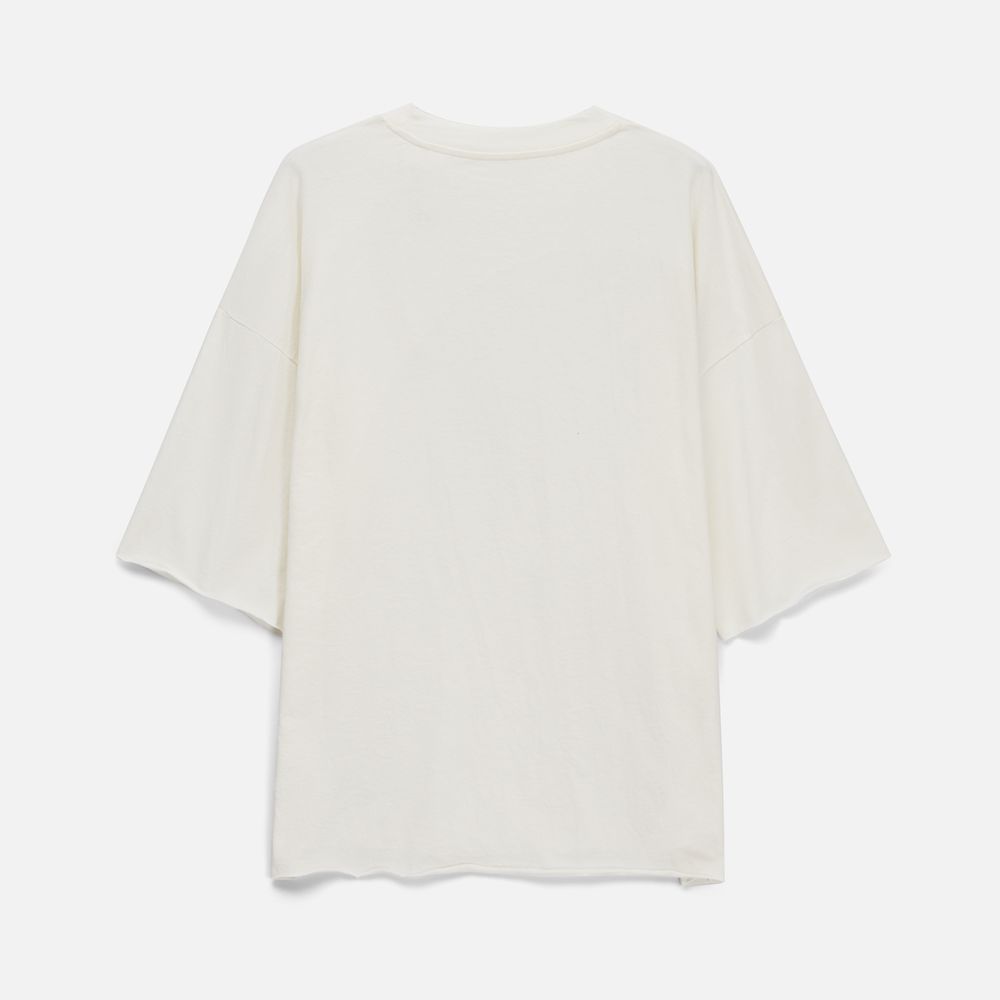 Футболка унисекс T1, молочно-белая / Миниатюра WWW (1000)