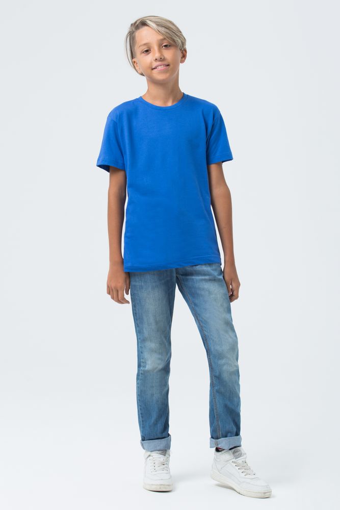 Футболка детская Regent Fit Kids, ярко-синяя (royal) / Миниатюра WWW (1000)