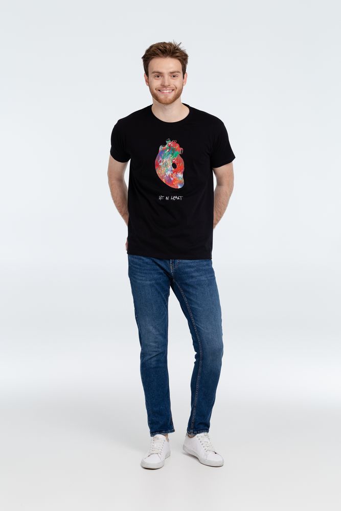 Футболка Art In Heart, черная / Миниатюра WWW (1000)