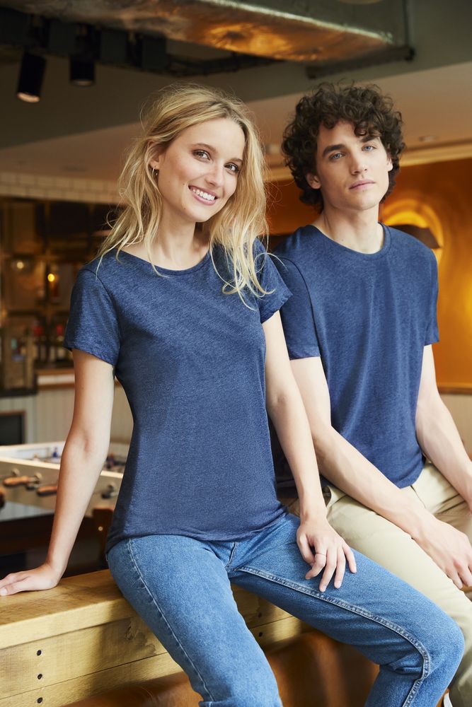 Футболка женская Mixed Women, зеленый меланж / Миниатюра WWW (1000)