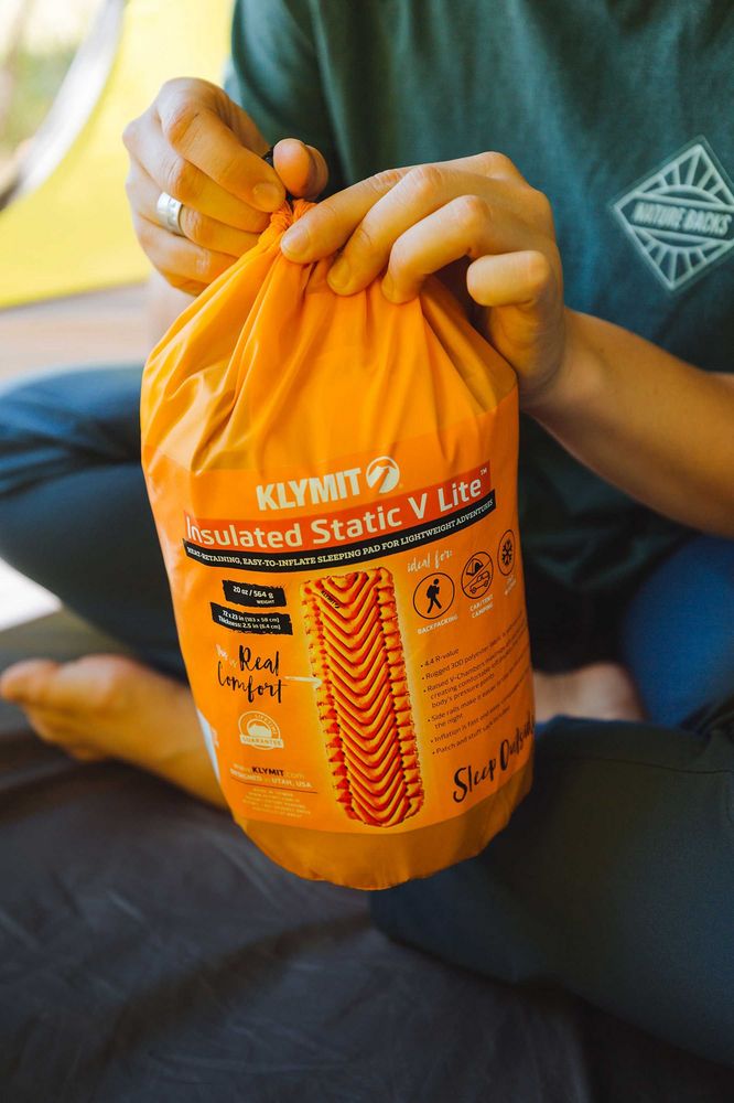 Надувной коврик Insulated Static V Lite, оранжевый / Миниатюра WWW (1000)