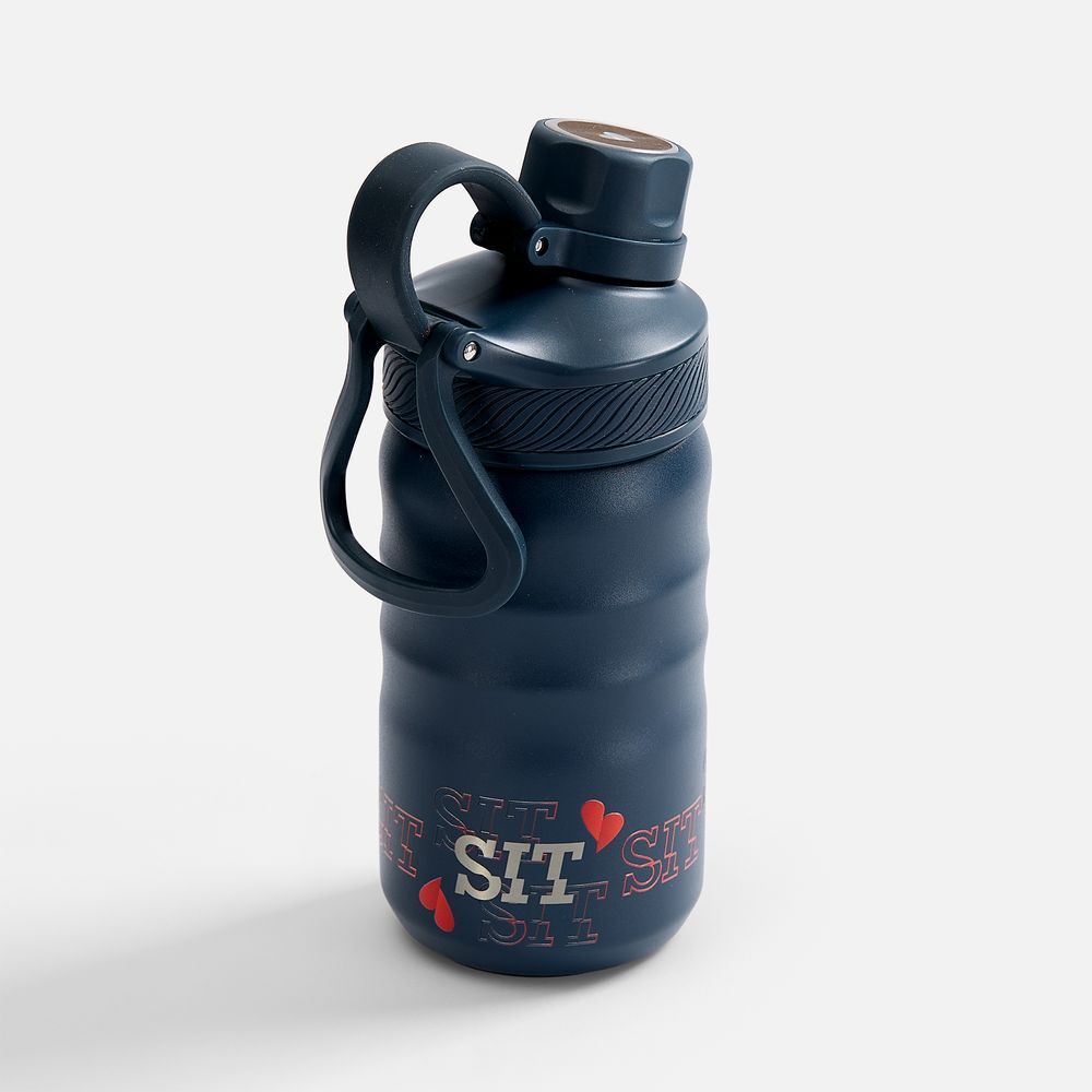 Термобутылка Fujisan 2.0, темно-синяя / Миниатюра нанесения (1000)