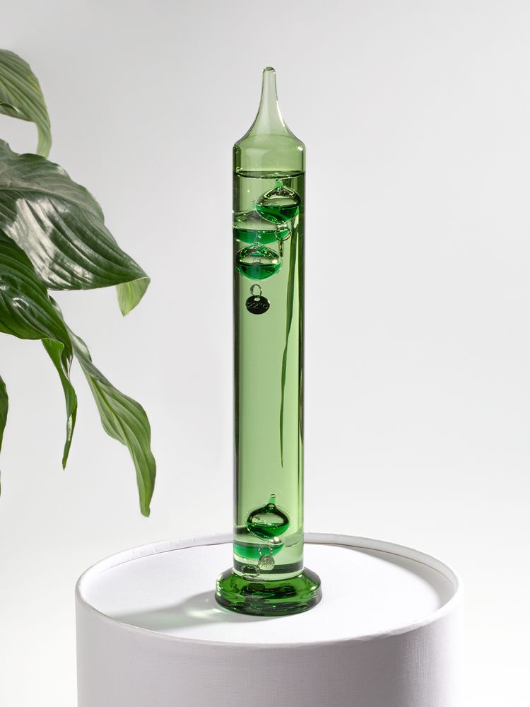 Термометр стеклянный «Галилео», зеленый / Миниатюра WWW (1000)