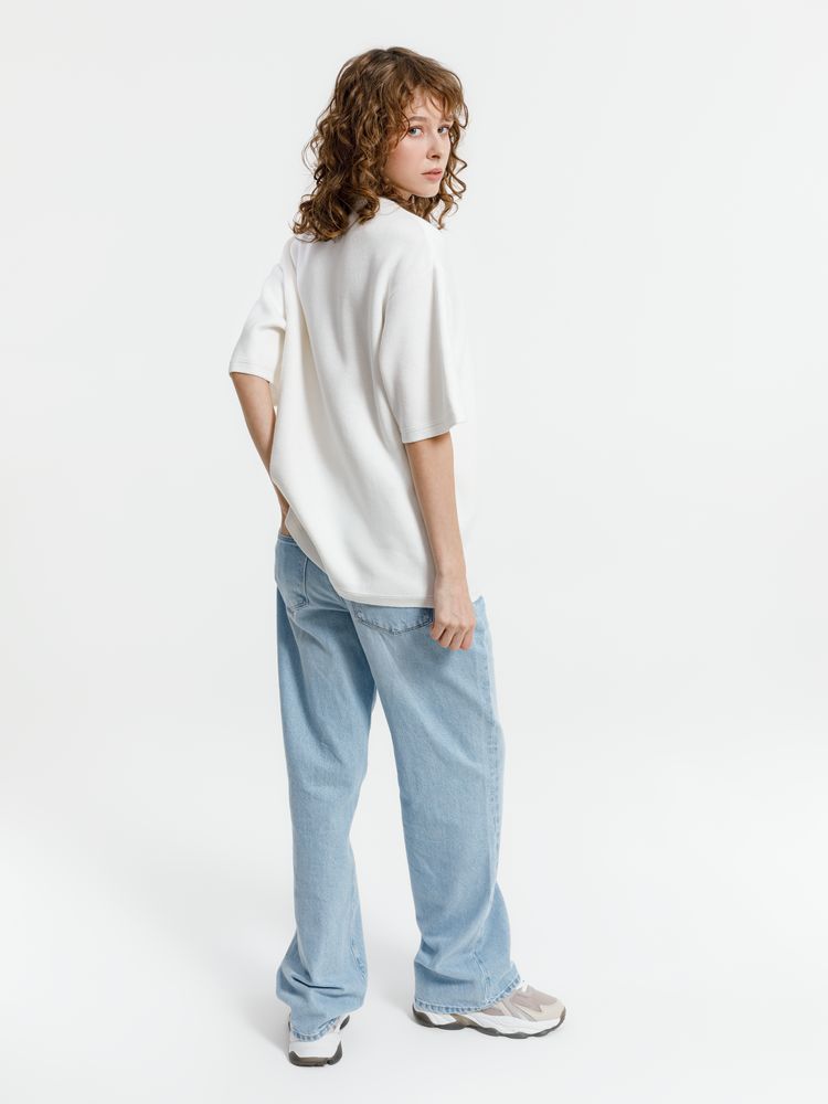 Джемпер с коротким рукавом Siluetti Volumica, молочно-белый / Миниатюра WWW (1000)