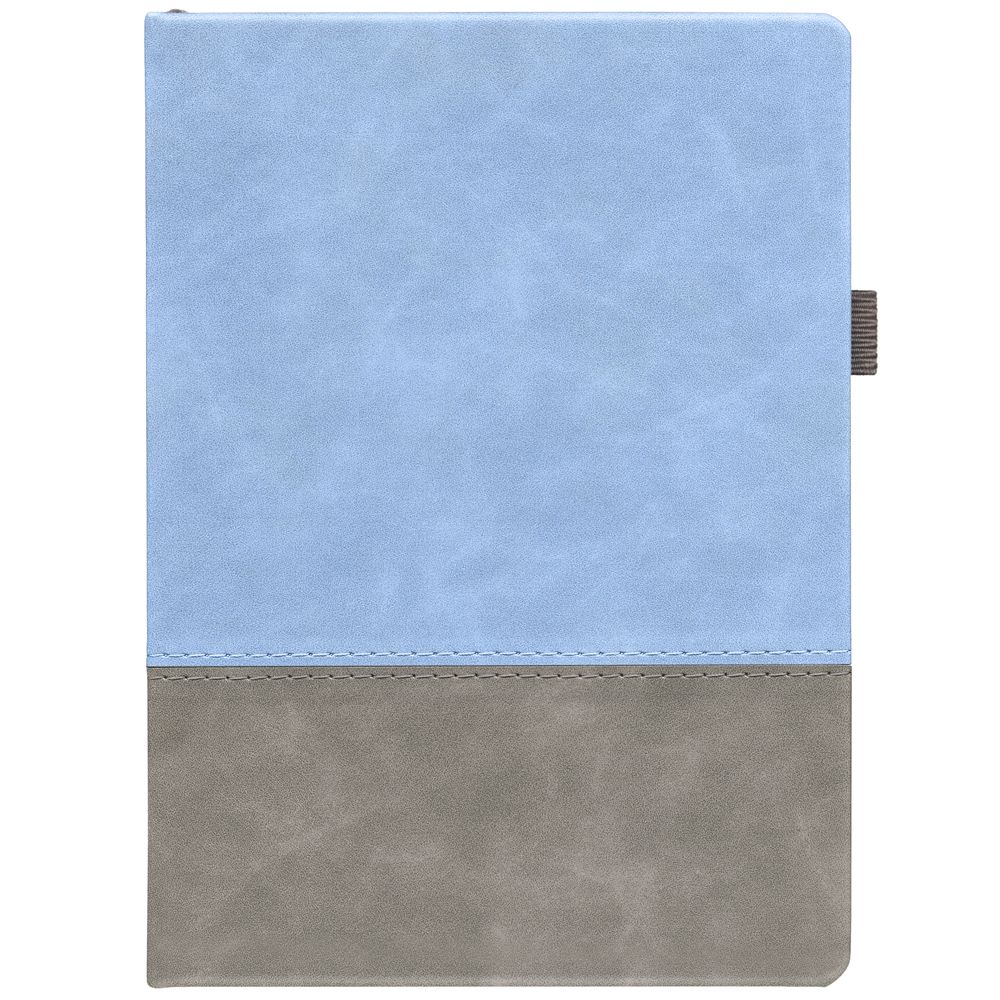 Ежедневник Horizon, недатированный, серый с голубым