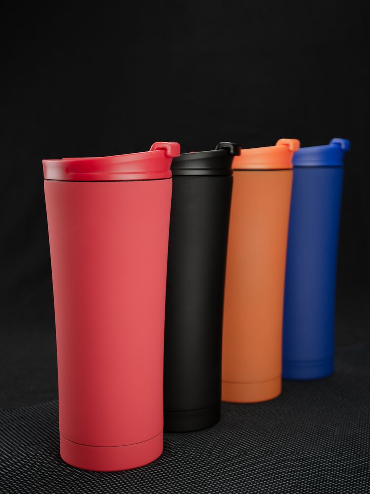 Термостакан Smoothy, черный / Миниатюра WWW (1000)